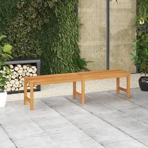 Záhradná lavica teak Dekorhome 180 cm