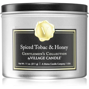 Village Candle Gentlemen's Collection Spiced Tobac & Honey vonná svíčka v plechovce 311 g