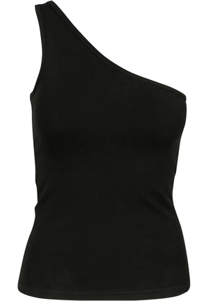 Women's asymmetrical top black