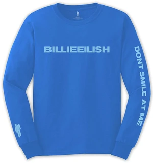 Billie Eilish T-shirt Smile Unisex Mid Blue S