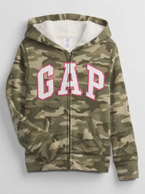 GAP Children's Hoodie Camouflage Logo - Girls