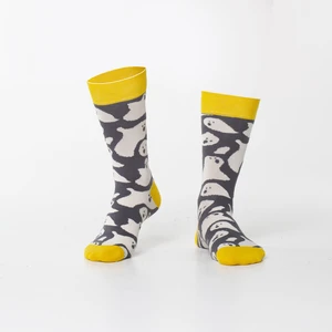 Grey women's ghost socks