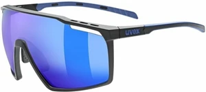 UVEX MTN Perform Black/Blue Matt/Mirror Blue Lunettes vélo