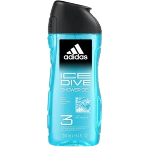 ADIDAS Ice Dive 3in1 sprchový gel na tělo, vlasy a pleť pro muže 250 ml