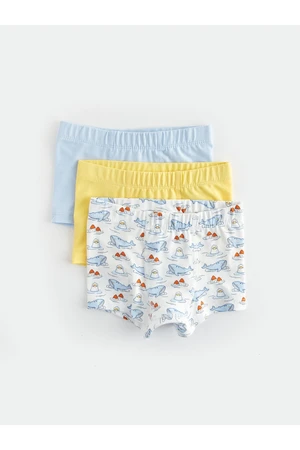 LC Waikiki Baby Boy Boxer 3-pack with an Elastic Printed Waist