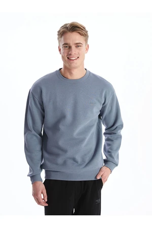 LC Waikiki Lcw Men's Crew Neck Long Sleeve Printed Sweatshirt