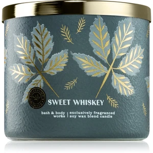 Bath & Body Works Sweet Whiskey vonná svíčka 411 g