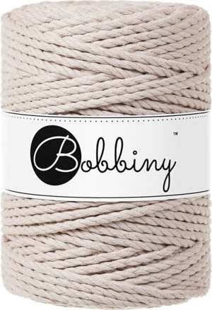 Bobbiny 3PLY Macrame Rope 5 mm 100 m Nude Schnur