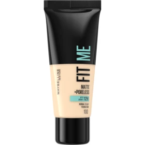 MAYBELLINE NEW YORK Fit Me sjednocující matující make-up pro normální až mastnou pleť 100 Warm Ivory 30 ml