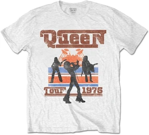 Queen T-Shirt 1976 Tour Silhouettes Unisex White M