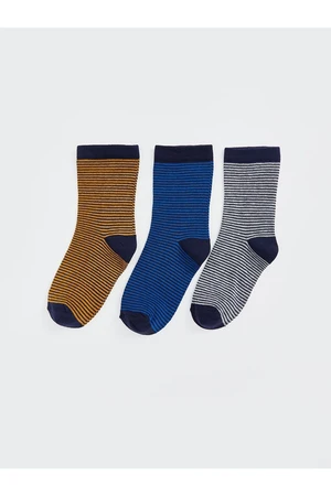 LC Waikiki Lcw Striped Boys Ankle Socks 3-Pack