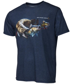 Savage gear tričko cannibal tee blue - l