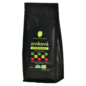 FAIROBCHOD Etiopie sidamo zrnková káva BIO 250 g