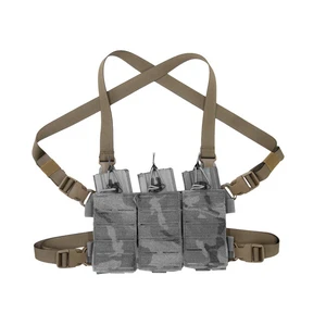 Hrudné popruhy Chest Rig Straps Husar® – Čierna (Farba: Čierna)