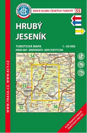 KČT 55 Hrubý Jeseník 1:50 000