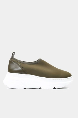 Hotiç Textile Khaki Women's Sports Shoes