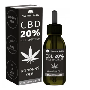 PHARMA ACTIV CBD 20% full spectrum konopný olej 10 ml