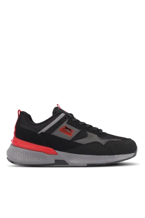 Slazenger Men's POSTMAN I Sneaker Shoes Black / Red