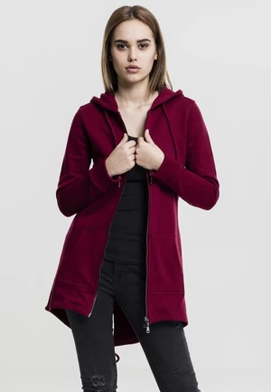 Women's Sweat Parka Burgundy