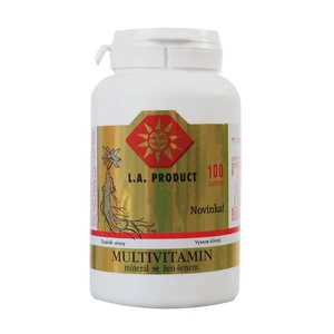 BEVERLY SUN Multivitamin-mineral se ženšenem+ginkgo 100 tablet