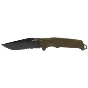 Nôž Trident FX Serrated SOG® – Čierna čepeľ, Olive Green  (Farba: Olive Green , Varianta: Čierna čepeľ)