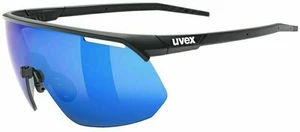 UVEX Pace One Black Mat/Mirror Blue Fahrradbrille