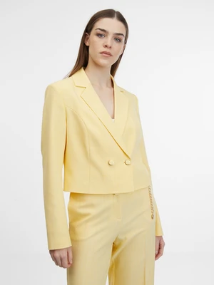 Orsay Yellow Ladies Blazer - Ladies