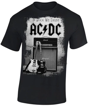 AC/DC Koszulka In Rock We Trust Black S