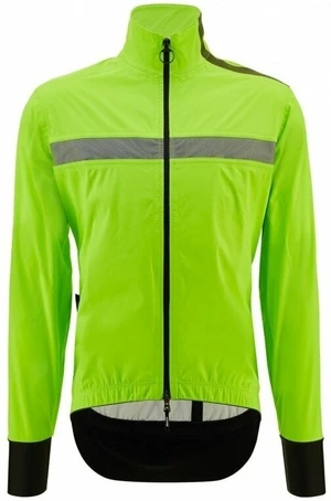 Santini Guard Neo Shell Rain Kurtka Verde Fluo 2XL