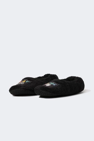 DEFACTO Boy Flat Sole Plush Home Slippers