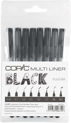 Copic 65.5223 juego de revestimientos Black 8 pcs