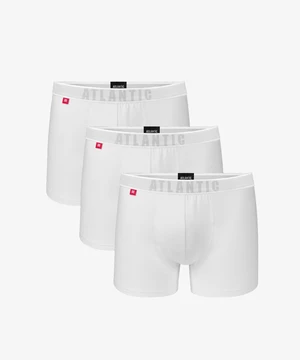 Pánské boxerky ATLANTIC 3Pack - bílé