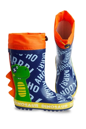 Denokids Colorful Dinosaurs Boy's Elastic Rain Boots