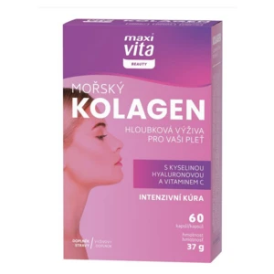 MAXIVITA Beauty mořský kolagen + kyselina hyaluronová 60 kapslí