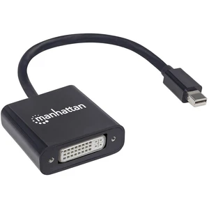 Manhattan 152549 Mini-DisplayPort adaptér [1x DVI zásuvka 24+5-pólová - 1x mini DisplayPort zástrčka] čierna tienený, UL