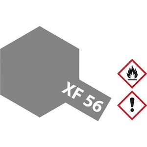 Tamiya akrylová farba metalická šedá (mat) XF-56 sklenená nádoba 23 ml