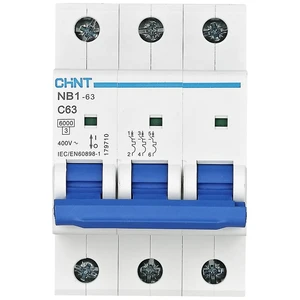 Chint 179698 NB1-63 3P C10 6kA DB elektrický istič    3-pólové 10 A  240 V, 415 V