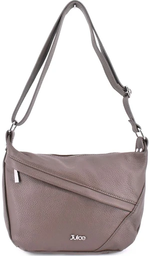 Dámská kožená kabelka crossbody Juice taupe