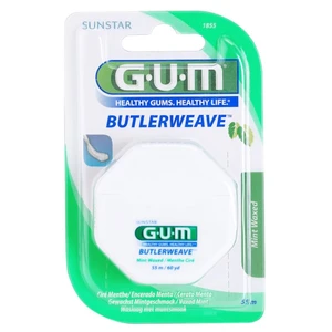 G.U.M Butlerweave voskovaná dentální nit s mátovou příchutí 55 m