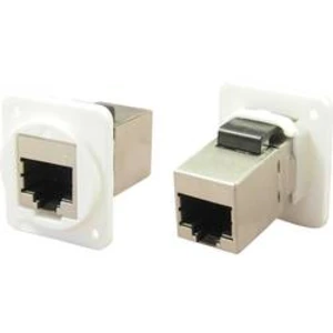 Adaptér, vestavný Cliff CP30220SXW, RJ45 bílá, 1 ks