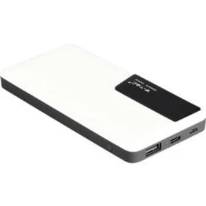 Powerbanka V-TAC VT-3511 WH, Li-Ion akumulátor 10000 mAh, bílá