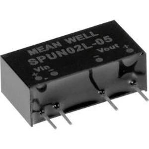 DC/DC měnič MeanWell SPU02N-15, 15 V/DC 133 mA, 2 W