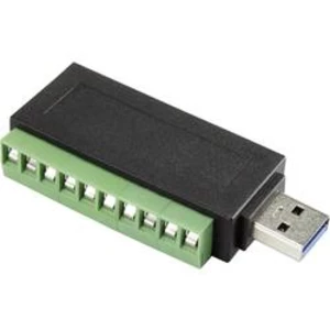 USB konektor se šroubovým přípojem - zástrčka, rovná USB zástrčka typu A, 1 ks