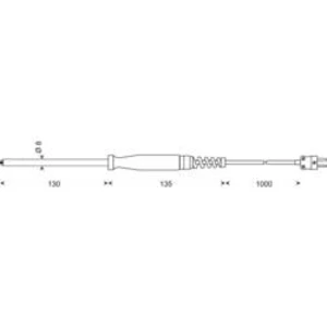 Teplotní čidlo Greisinger GOF 130, typ K, -65 až +900 °C, 100880