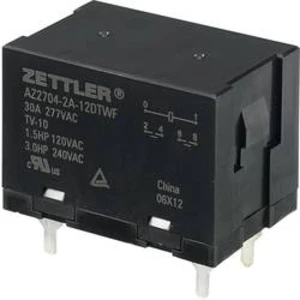 Vysokovýkonné relé Zettler Electronics, AZ2704-2A-12DTWF, 30 A , 150 V/DC/440 V/AC , 840 W/8310 VA