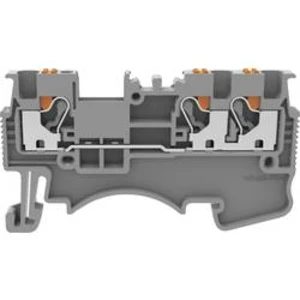 Průchodková svorka pružinové připojení Degson DS1.5-TW-01P-11-00A(H), šedá, 1 ks