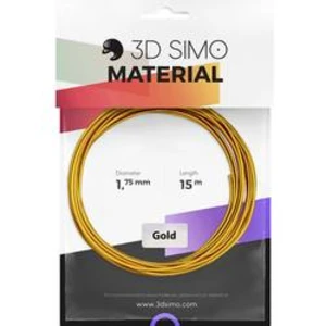 Vlákno pro 3D tiskárny 3D Simo 3Dsimo Gold, 1.75 mm, 40 g, zlatá