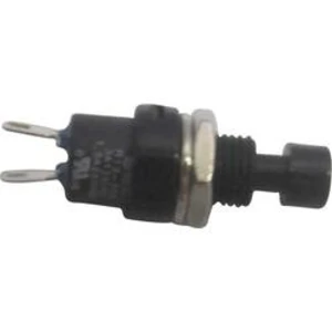 Tlačítko TRU COMPONENTS TC-R13-509A-05BK, 250 V/AC, 1.5 A, černá, 1 ks