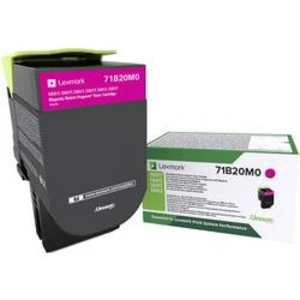 Lexmark vratný toner CS317 CS417 CS517 CX317 CX417 CX517 71B20M0 originál purppurová 2300 Seiten