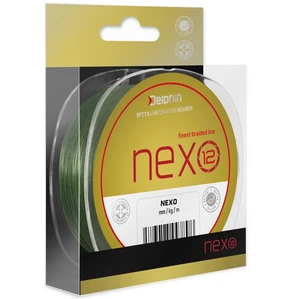 Delphin splétaná šňůrka nexo 12 zelená-průměr 0,14 mm / nosnost 22 lb / návin 130 m